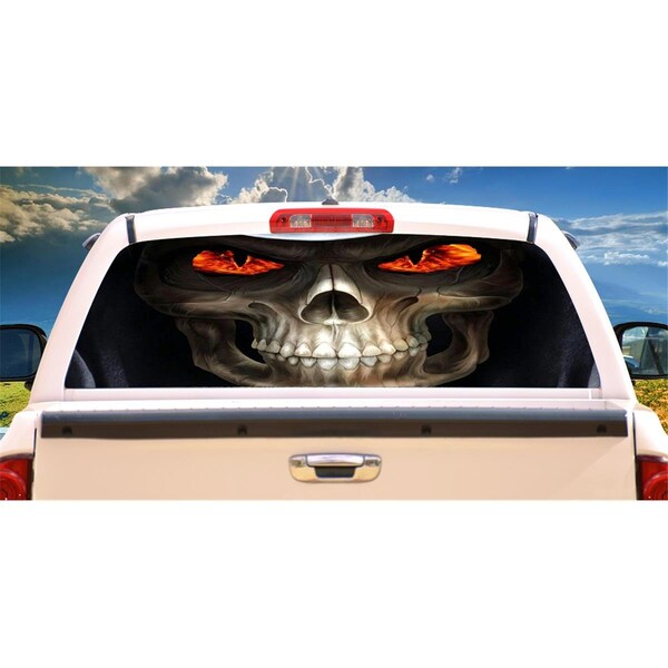 Entretenimiento Reaper Rear Window Graphic Back SUV View Thru Vinyl Truck Decal EN2678455 - main